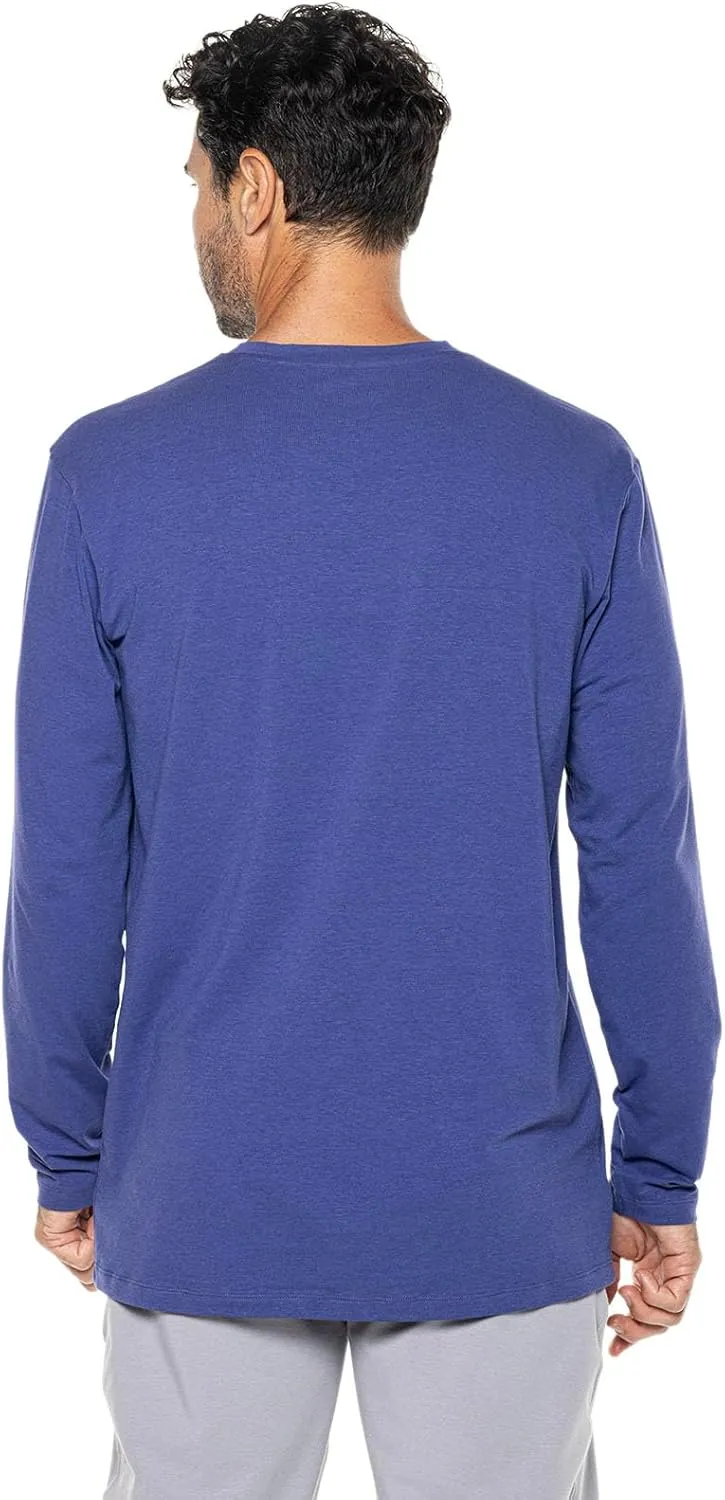 Coolibar UPF 50  Men's Morada Everyday Long Sleeve T-Shirt - Sun Protective