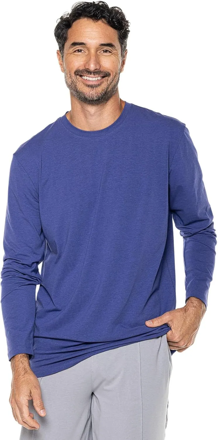 Coolibar UPF 50  Men's Morada Everyday Long Sleeve T-Shirt - Sun Protective