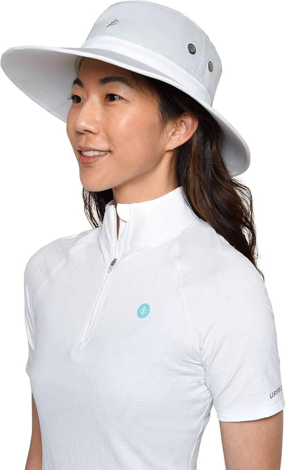 Coolibar UPF 50  Men's Women's Matchplay Golf Hat - Sun Protective