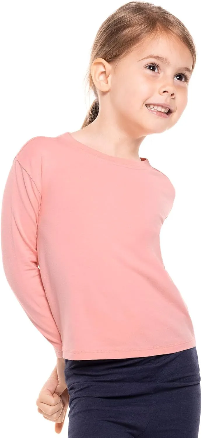 Coolibar UPF 50  Toddler Coco Plum Everyday Long Sleeve T-Shirt - Sun Protective