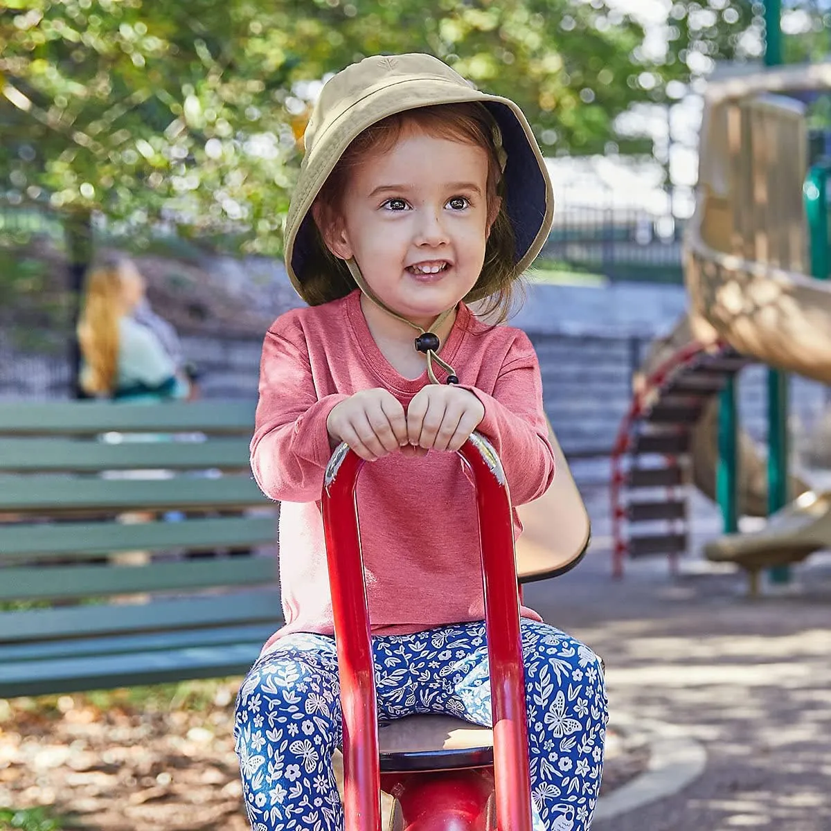 Coolibar UPF 50  Toddler Coco Plum Everyday Long Sleeve T-Shirt - Sun Protective