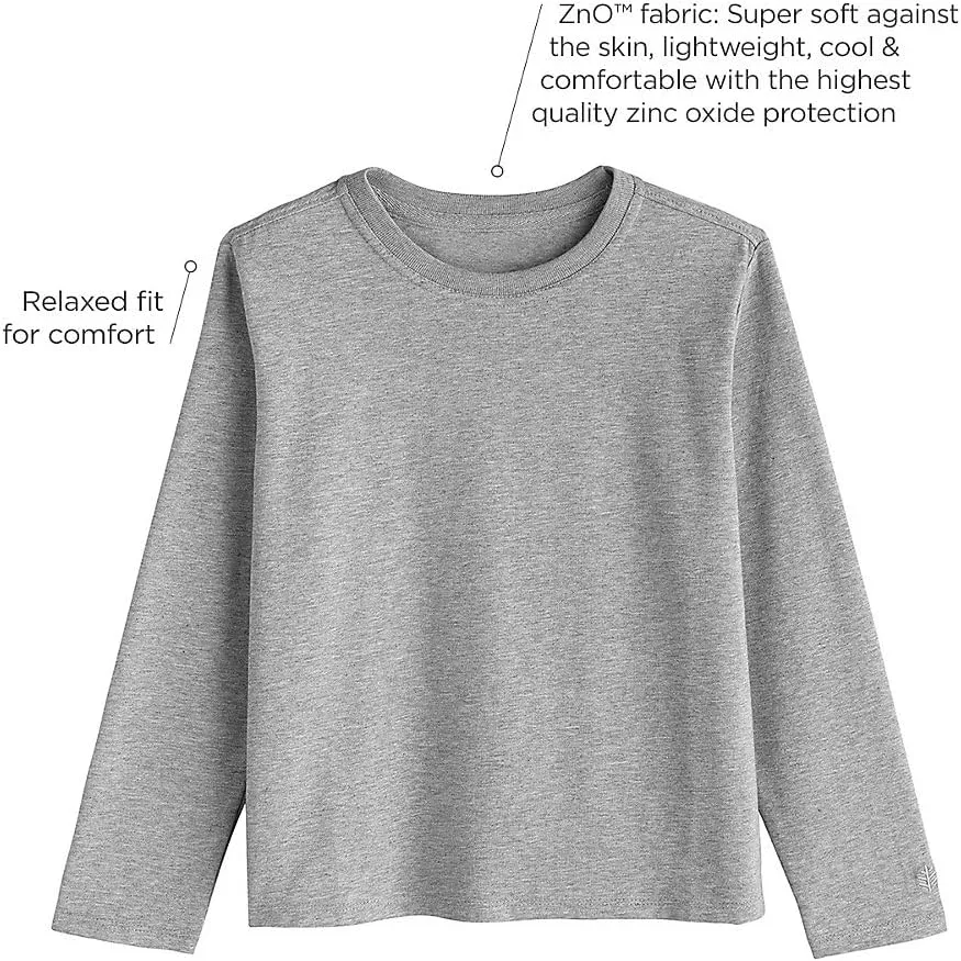 Coolibar UPF 50  Toddler Coco Plum Everyday Long Sleeve T-Shirt - Sun Protective