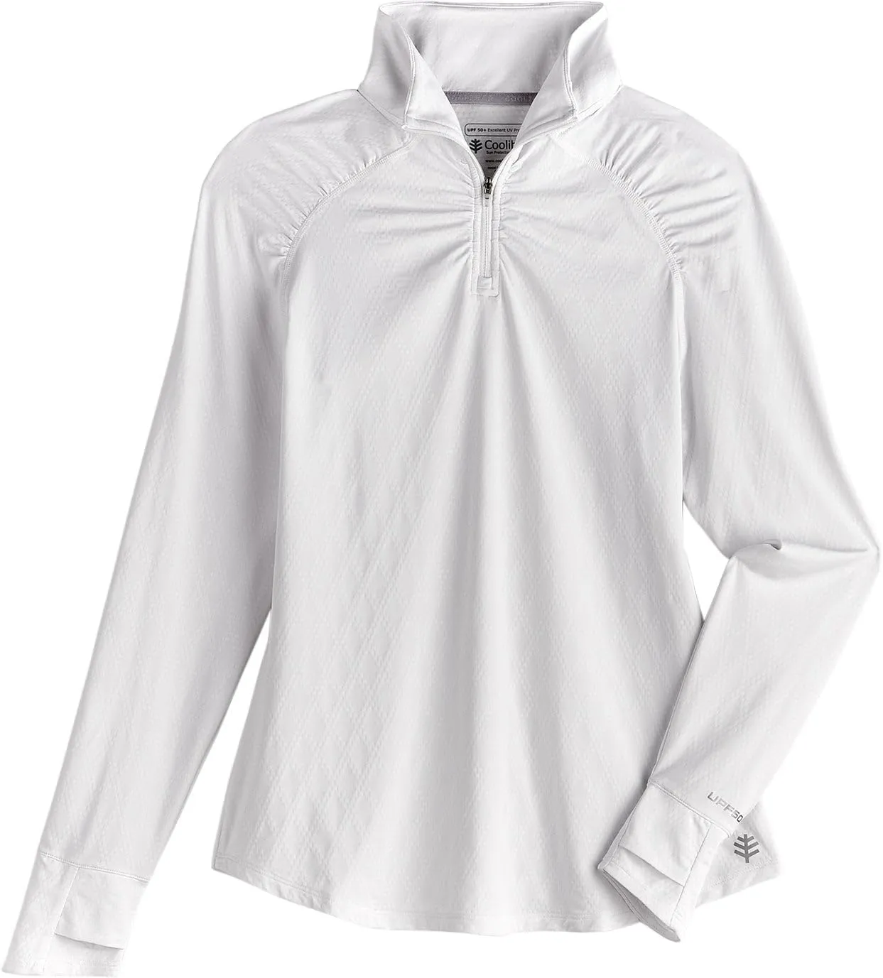 Coolibar UPF 50  Women's Arabella Quarter-Zip - Sun Protective