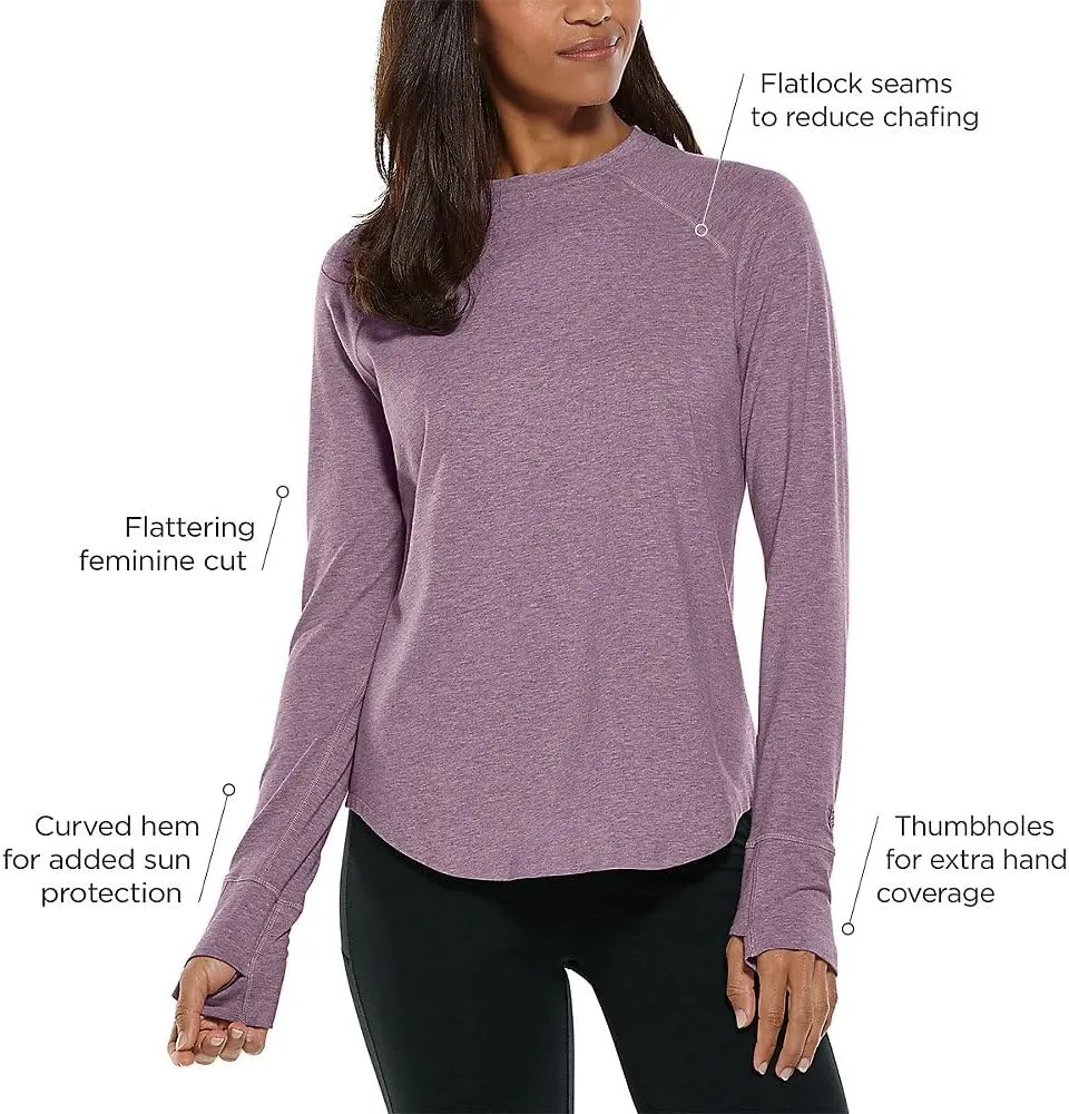 Coolibar UPF 50  Women's LumaLeo Long Sleeve T-Shirt - Sun Protective