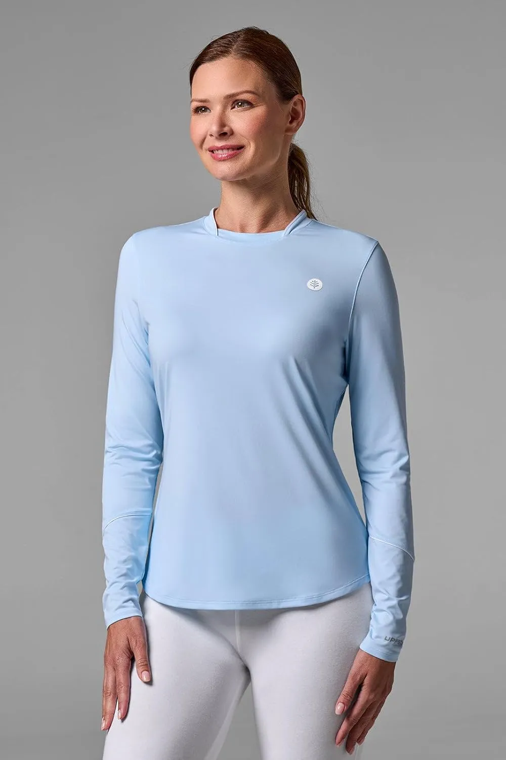 Coolibar UPF 50  Women's Match Point Long Sleeve Tee - Sun Protective