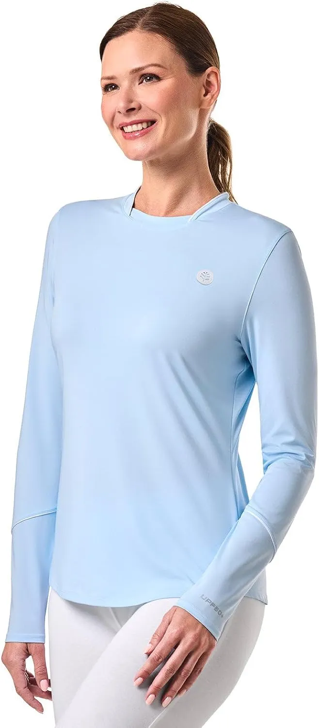 Coolibar UPF 50  Women's Match Point Long Sleeve Tee - Sun Protective