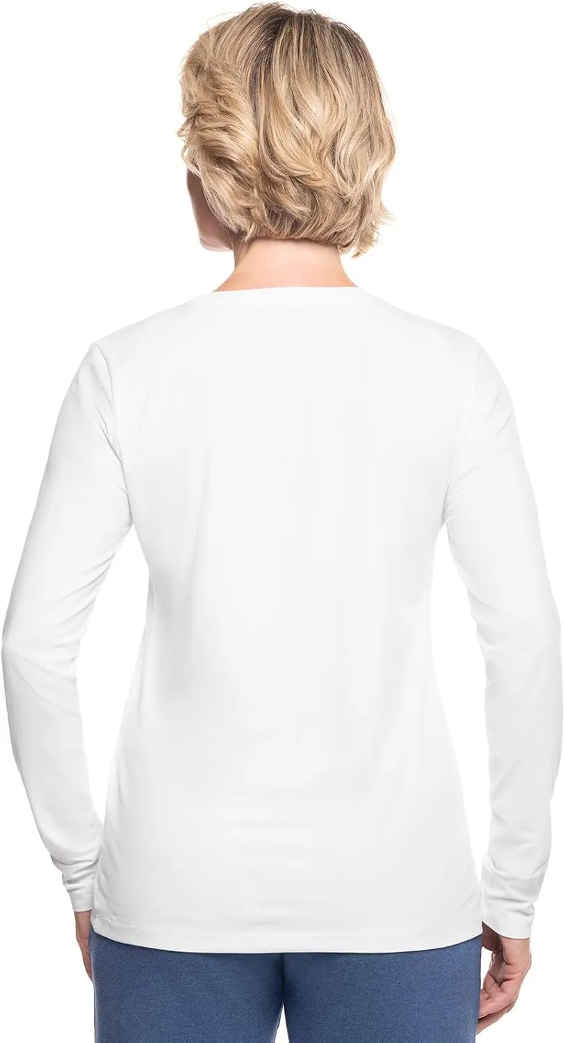 Coolibar UPF 50  Women's Morada Everyday Long Sleeve T-Shirt - Sun Protective