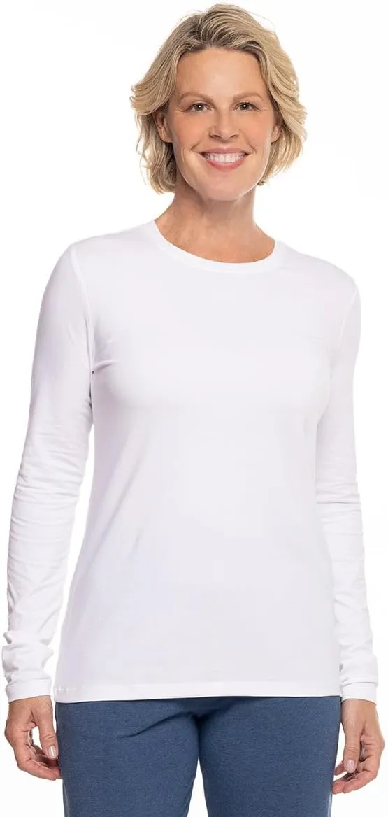 Coolibar UPF 50  Women's Morada Everyday Long Sleeve T-Shirt - Sun Protective