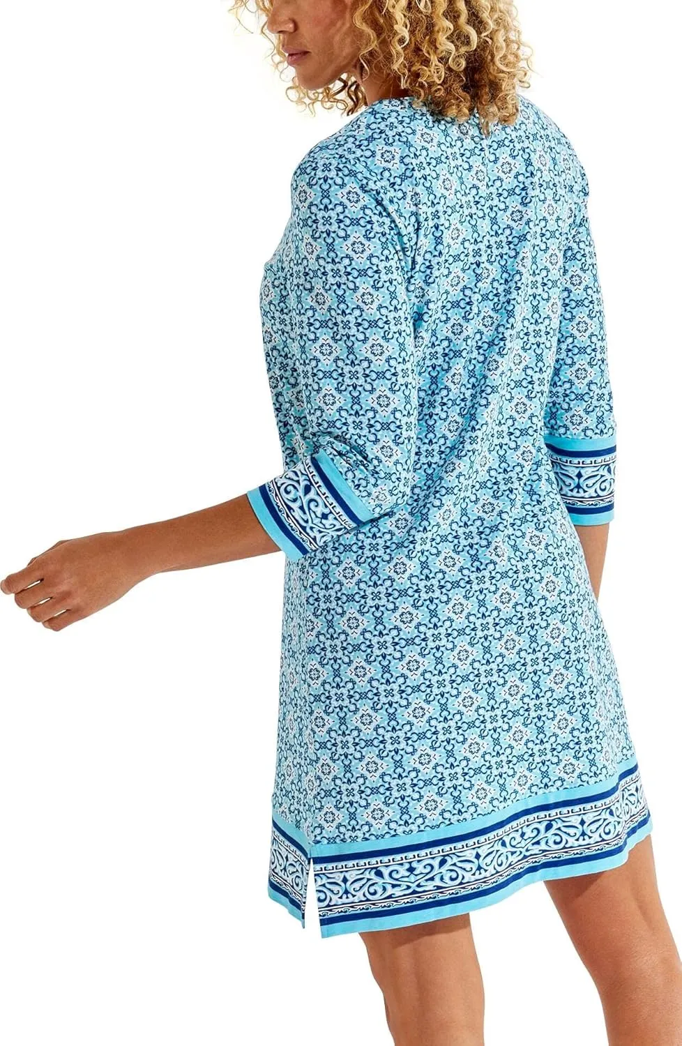 Coolibar UPF 50  Women's Oceanside Tunic Dress - Sun Protective