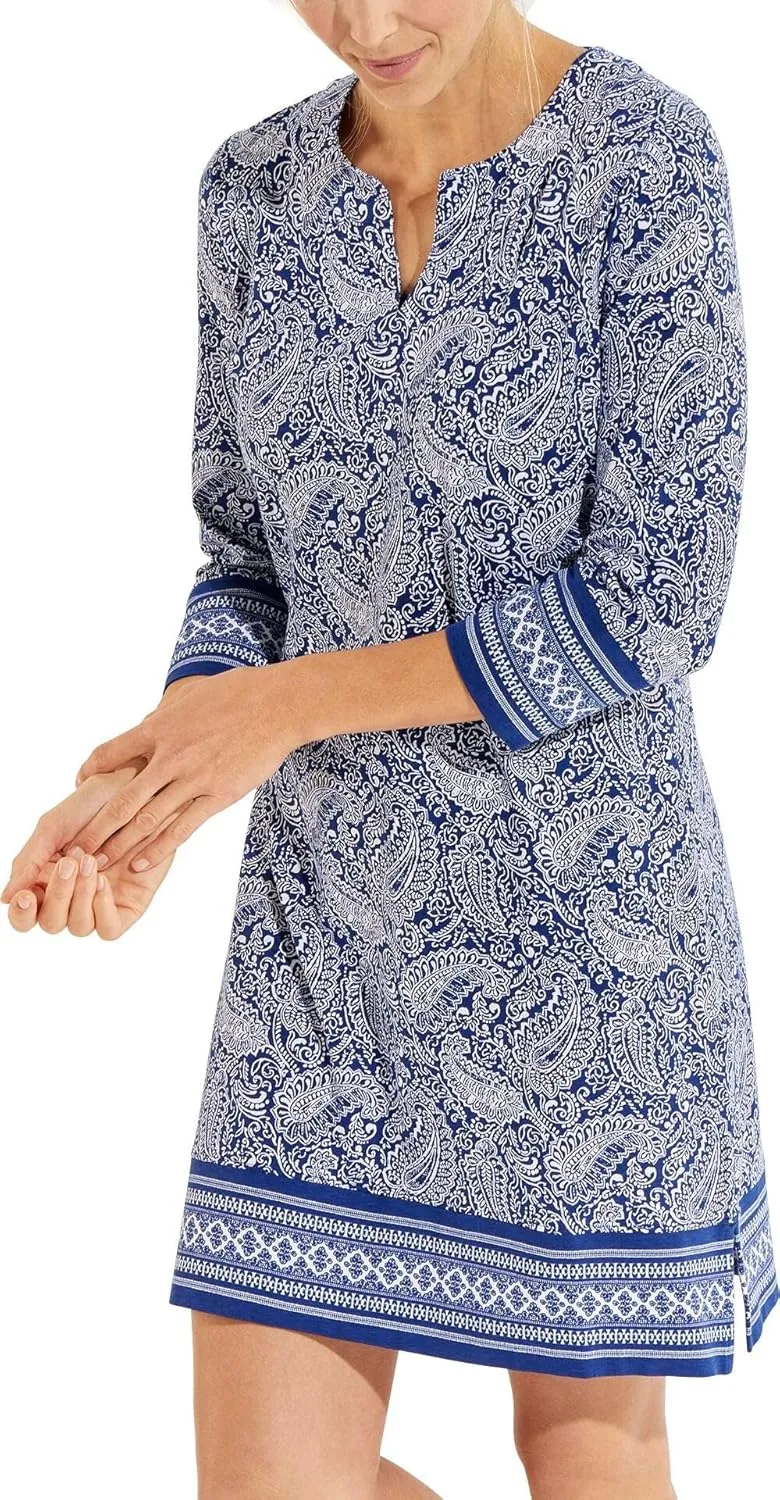 Coolibar UPF 50  Women's Oceanside Tunic Dress - Sun Protective