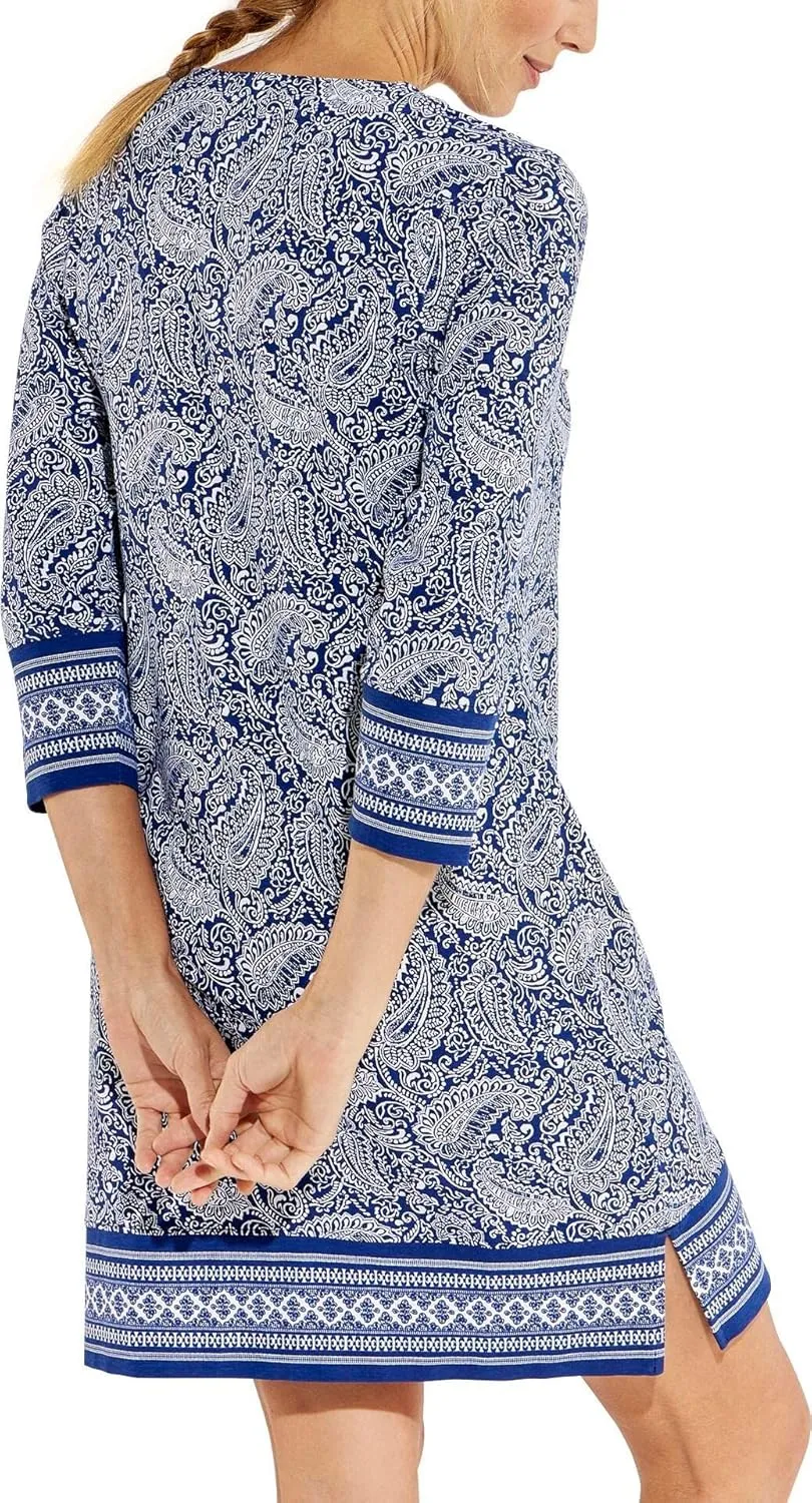 Coolibar UPF 50  Women's Oceanside Tunic Dress - Sun Protective