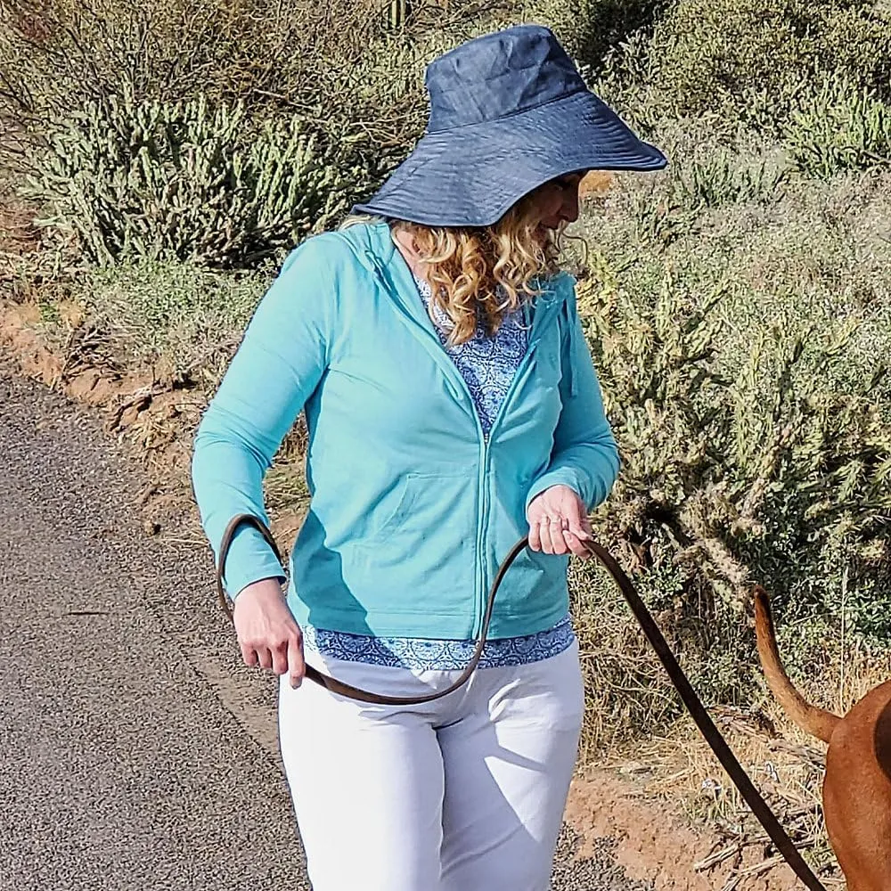 Coolibar UPF 50  Women's Seaside Hoodie - Sun Protective