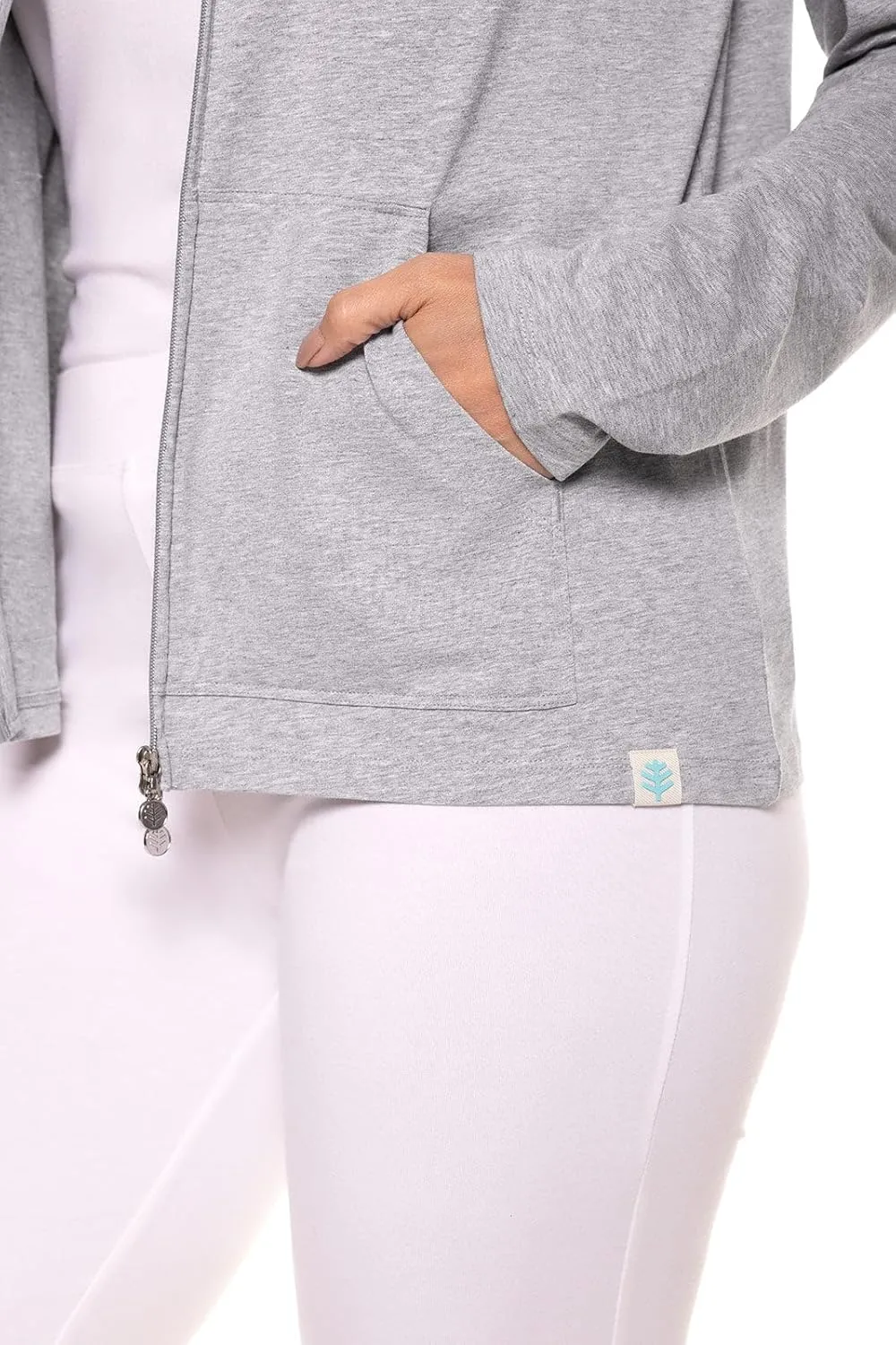 Coolibar UPF 50  Women's Seaside Hoodie - Sun Protective