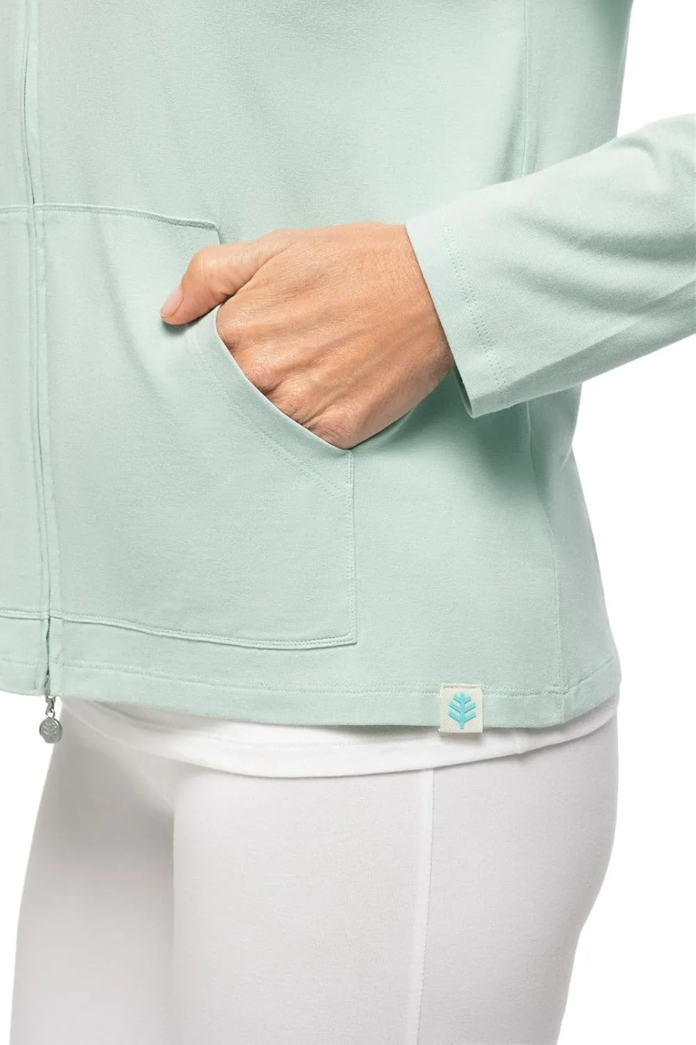 Coolibar UPF 50  Women's Seaside Hoodie - Sun Protective
