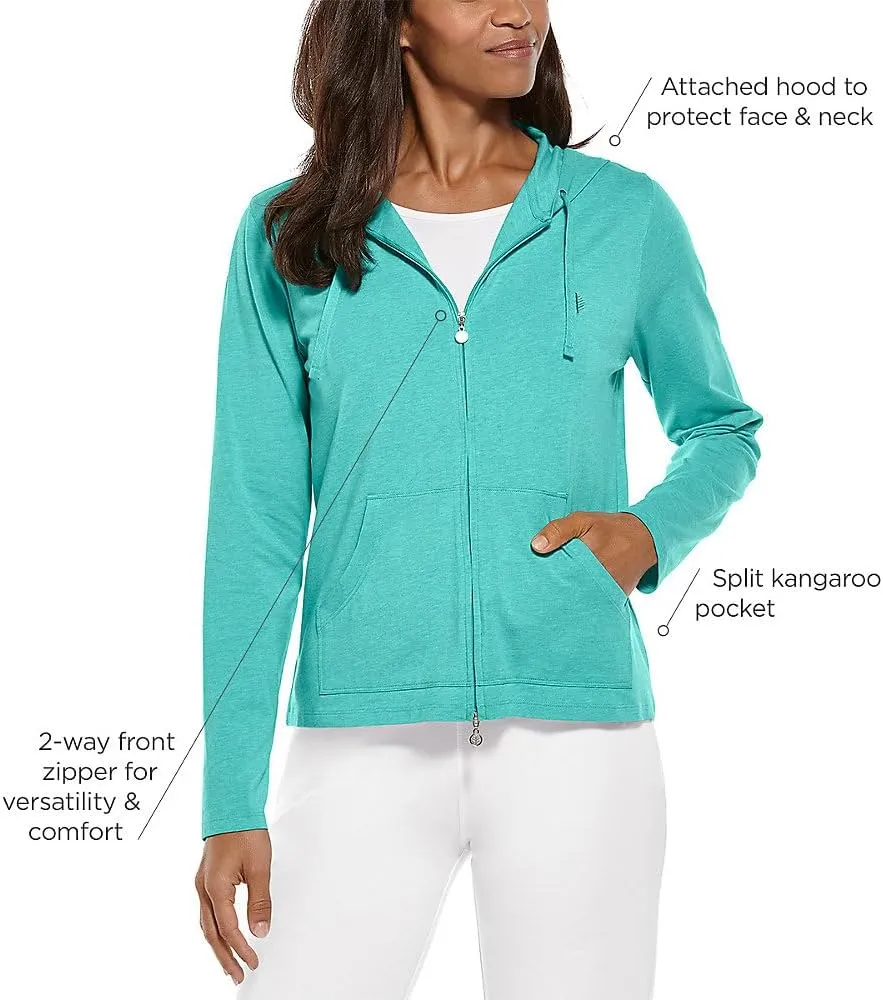 Coolibar UPF 50  Women's Seaside Hoodie - Sun Protective