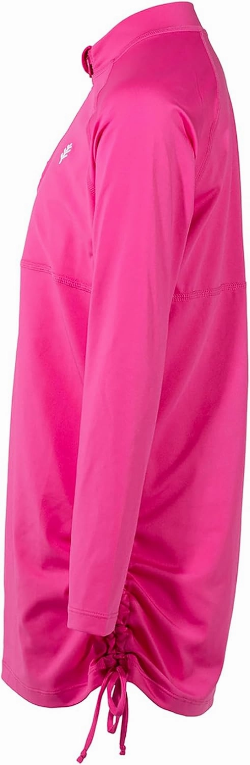 Coolibar UPF 50  Girl's Lawai Ruche Swim Shirt - Sun Protective