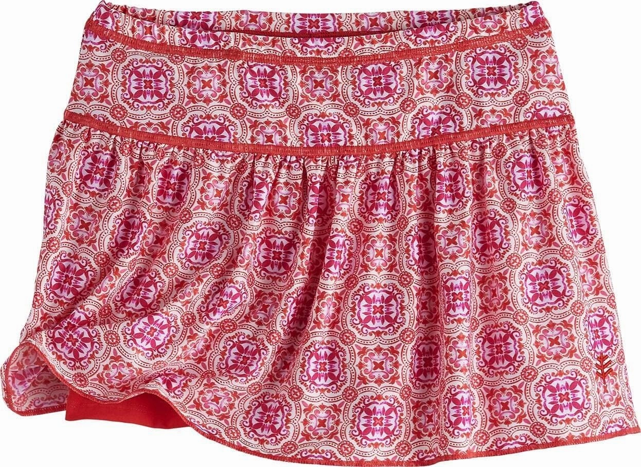 Coolibar UPF 50  Girls' Wavecatcher Swim Skirt - Sun Protective