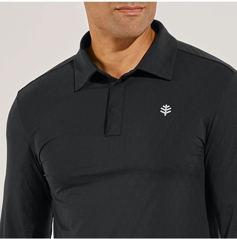 Coolibar UPF 50  Men's Arobello Polo - Sun Protective