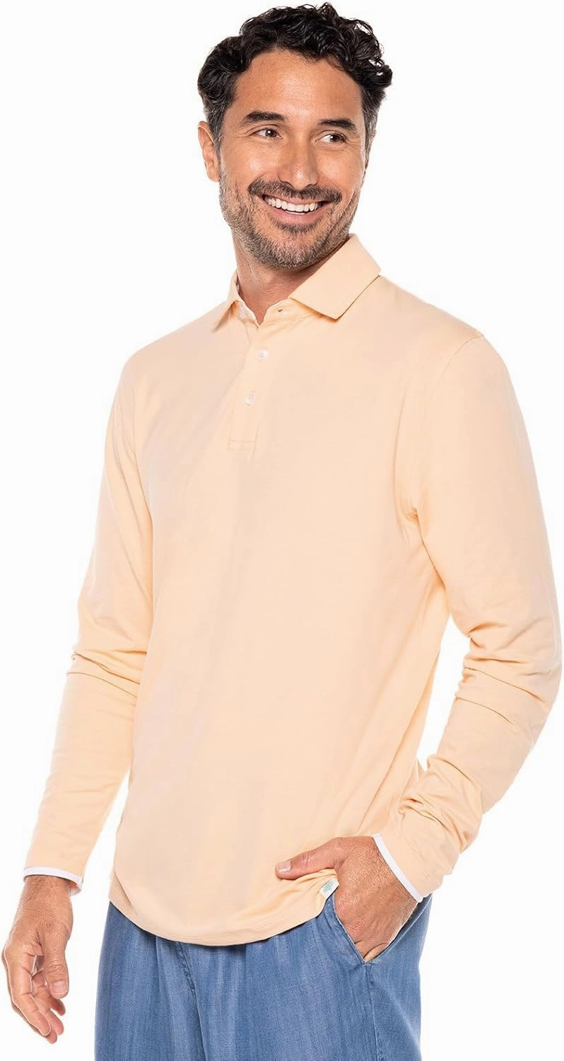 Coolibar UPF 50  Men's Bal Harbour Polo - Sun Protective