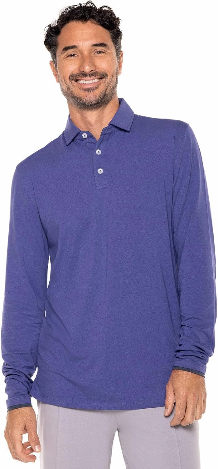 Coolibar UPF 50  Men's Bal Harbour Polo - Sun Protective