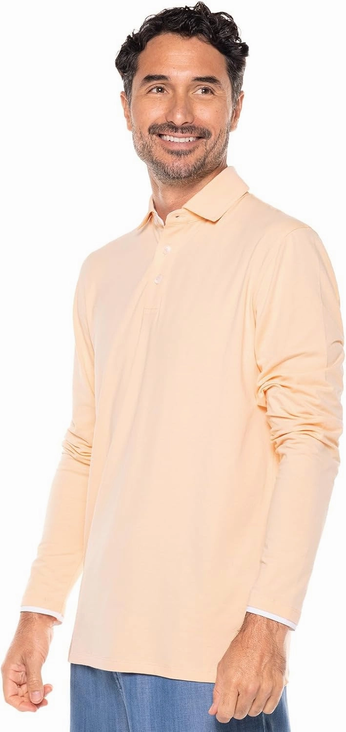 Coolibar UPF 50  Men's Bal Harbour Polo - Sun Protective