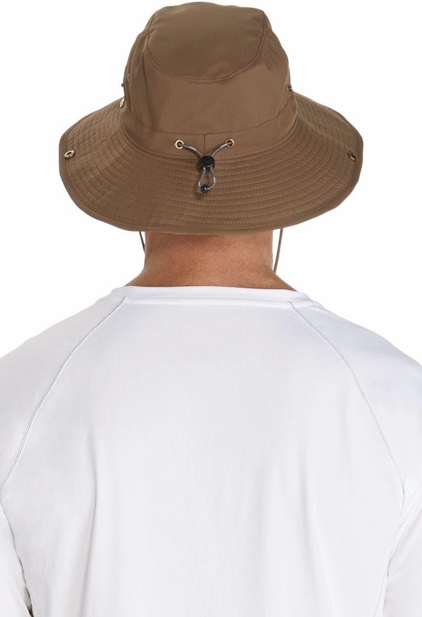 Coolibar UPF 50  Men's Chase Featherweight Bucket Hat - Sun Protective
