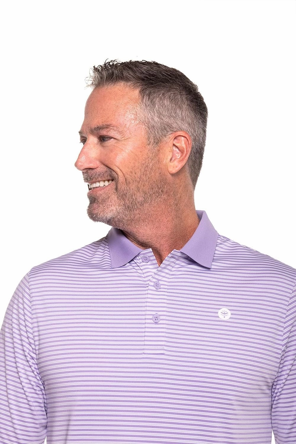 Coolibar UPF 50  Men's Erodym Short Sleeve Golf Polo - Sun Protective