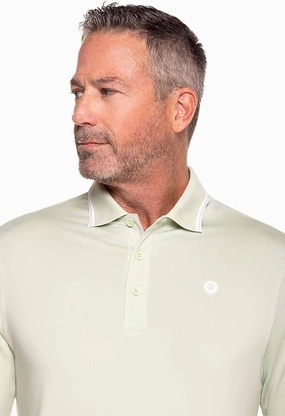 Coolibar UPF 50  Men's Erodym Short Sleeve Golf Polo - Sun Protective