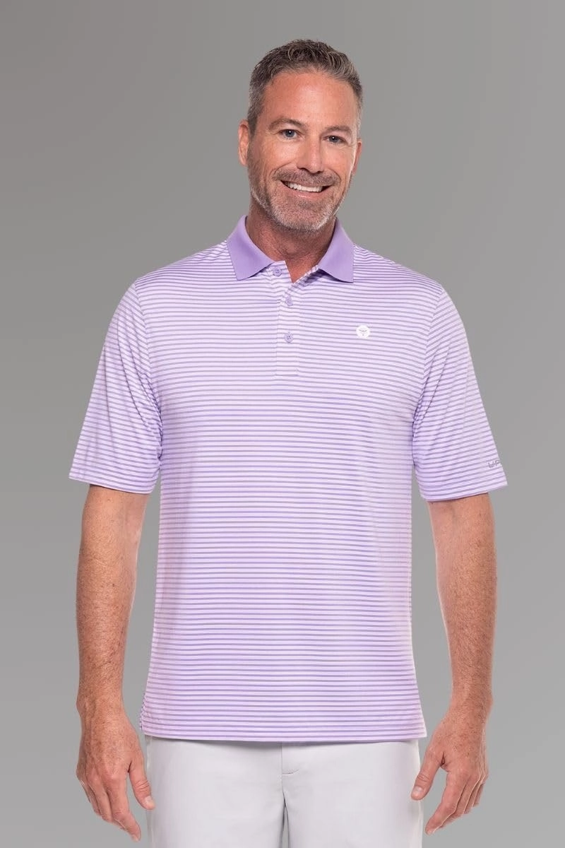 Coolibar UPF 50  Men's Erodym Short Sleeve Golf Polo - Sun Protective