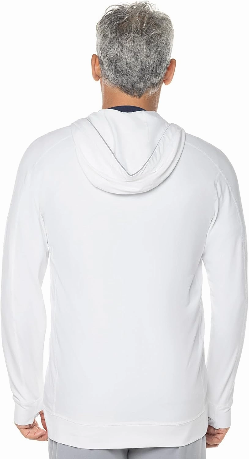 Coolibar UPF 50  Men's LumaLeo Full Zip Hoodie - Sun Protective