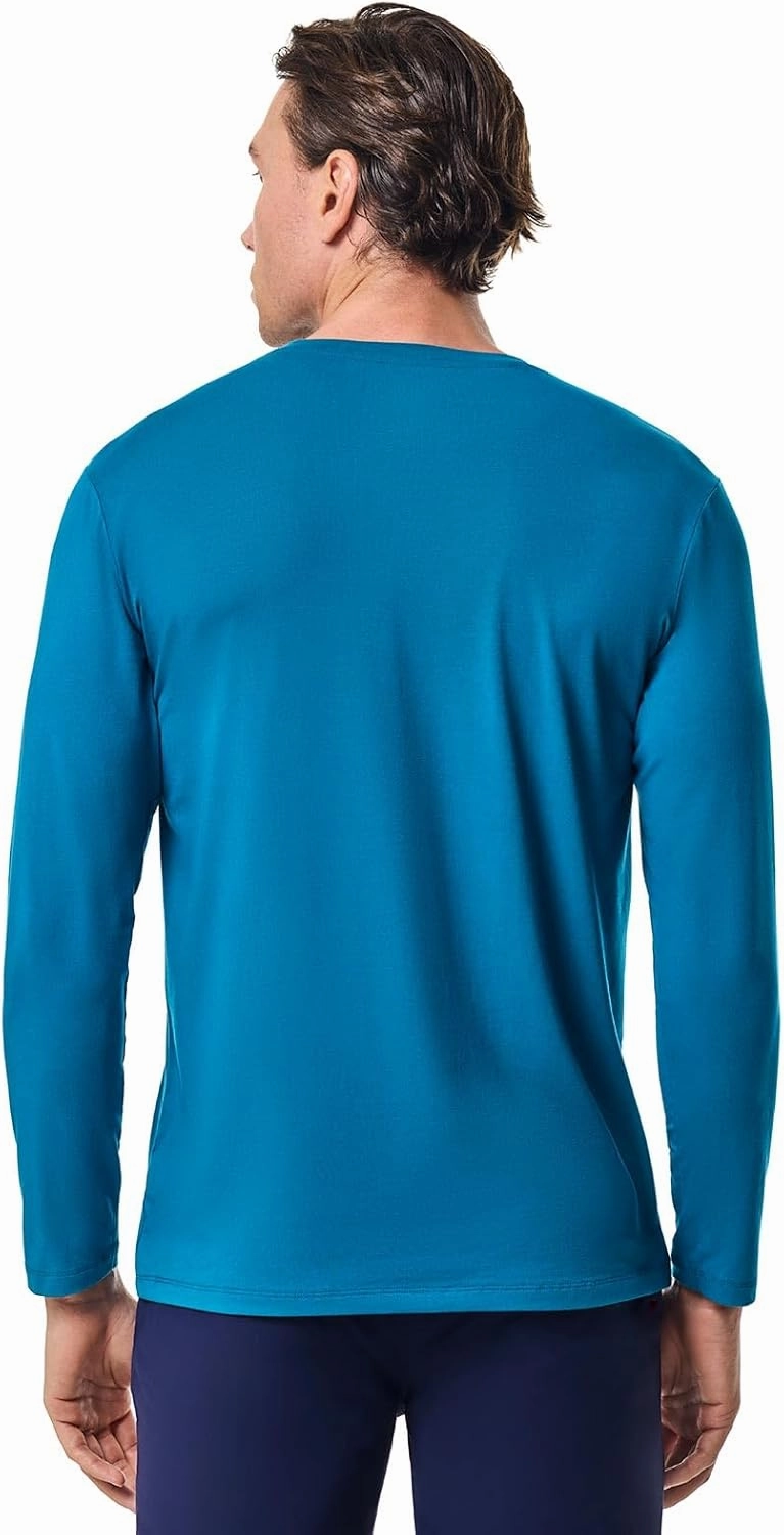 Coolibar UPF 50  Men's Morada Everyday Long Sleeve T-Shirt - Sun Protective