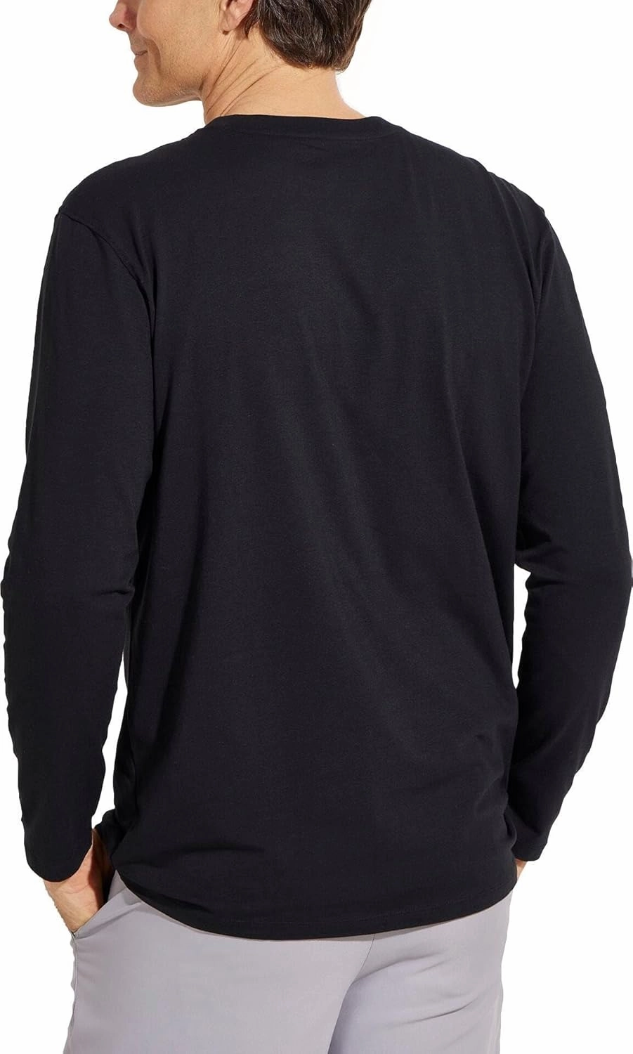 Coolibar UPF 50  Men's Morada Everyday Long Sleeve T-Shirt - Sun Protective