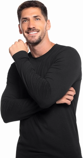 Coolibar UPF 50  Men's Morada Everyday Long Sleeve T-Shirt - Sun Protective