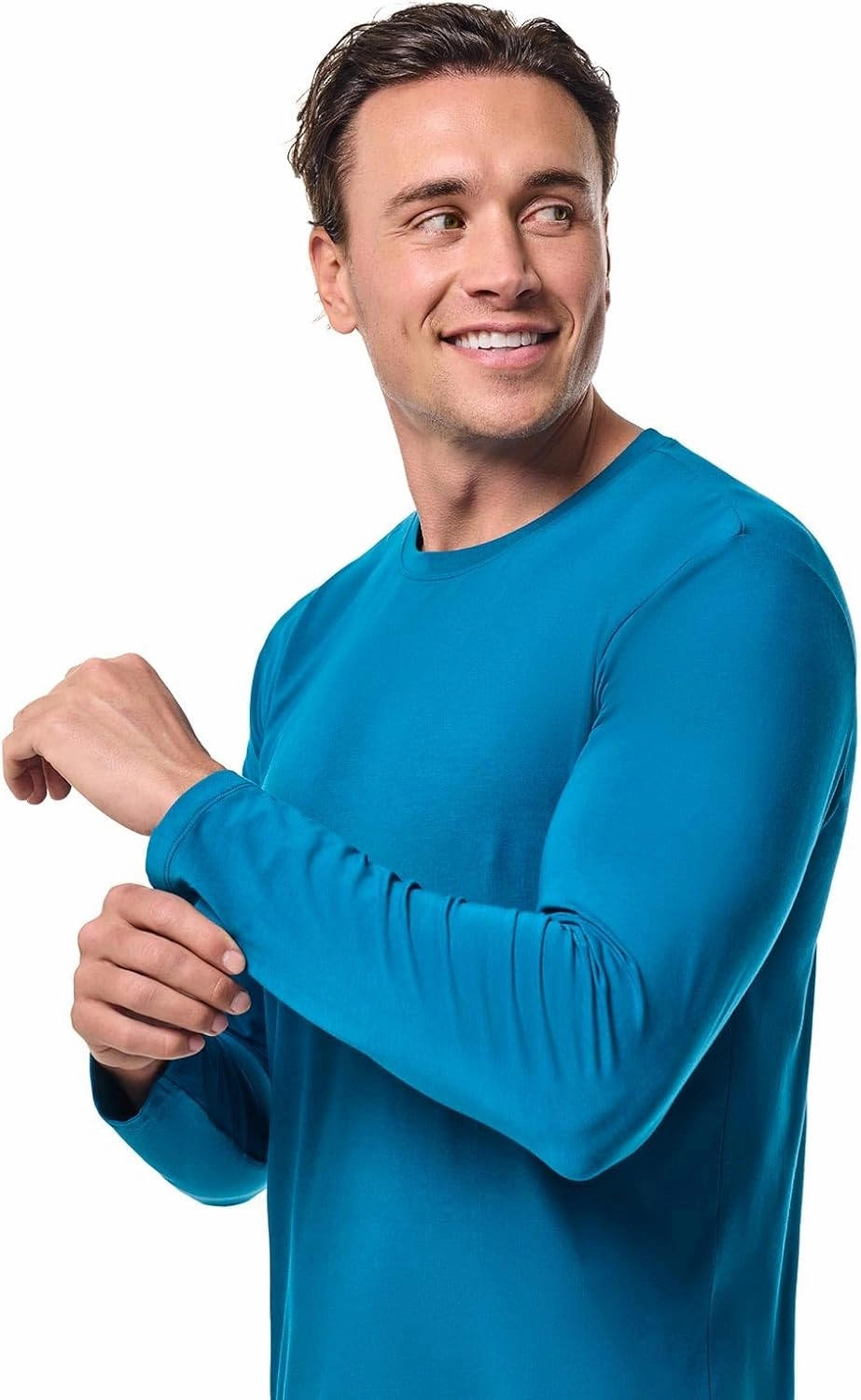 Coolibar UPF 50  Men's Morada Everyday Long Sleeve T-Shirt - Sun Protective