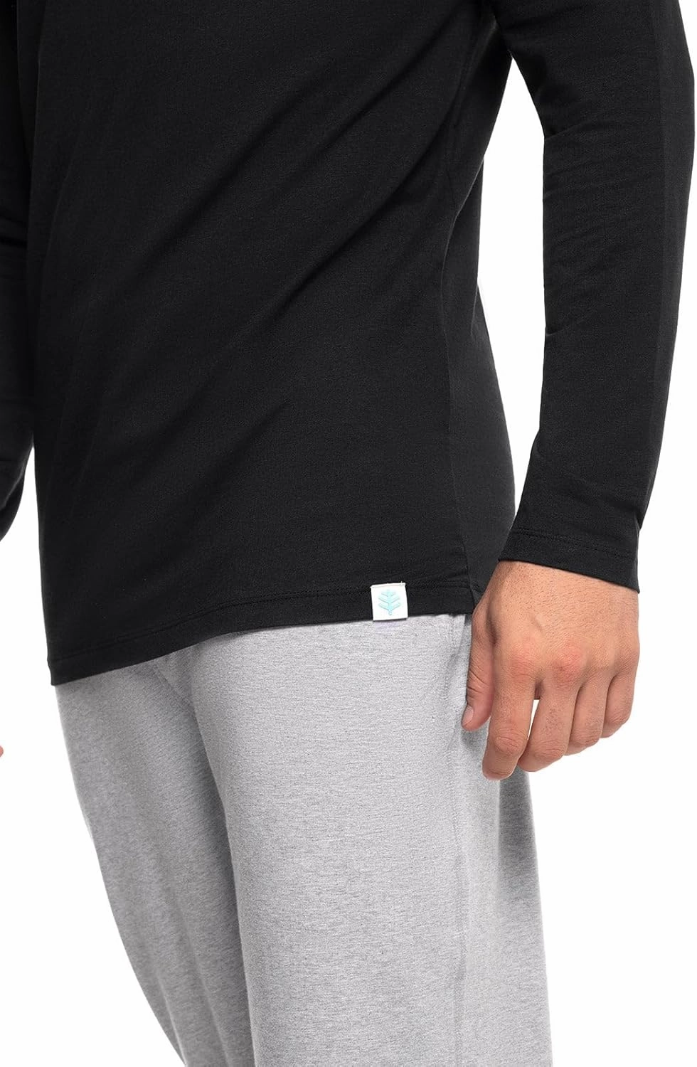 Coolibar UPF 50  Men's Morada Everyday Long Sleeve T-Shirt - Sun Protective