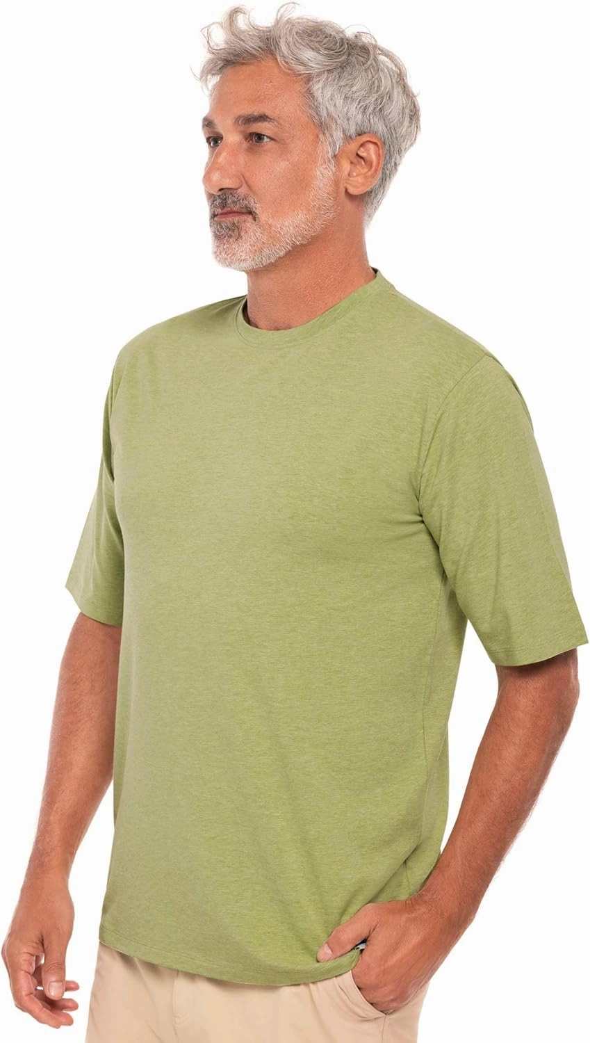 Coolibar UPF 50  Men's Morada Everyday Short Sleeve T-Shirt - Sun Protective