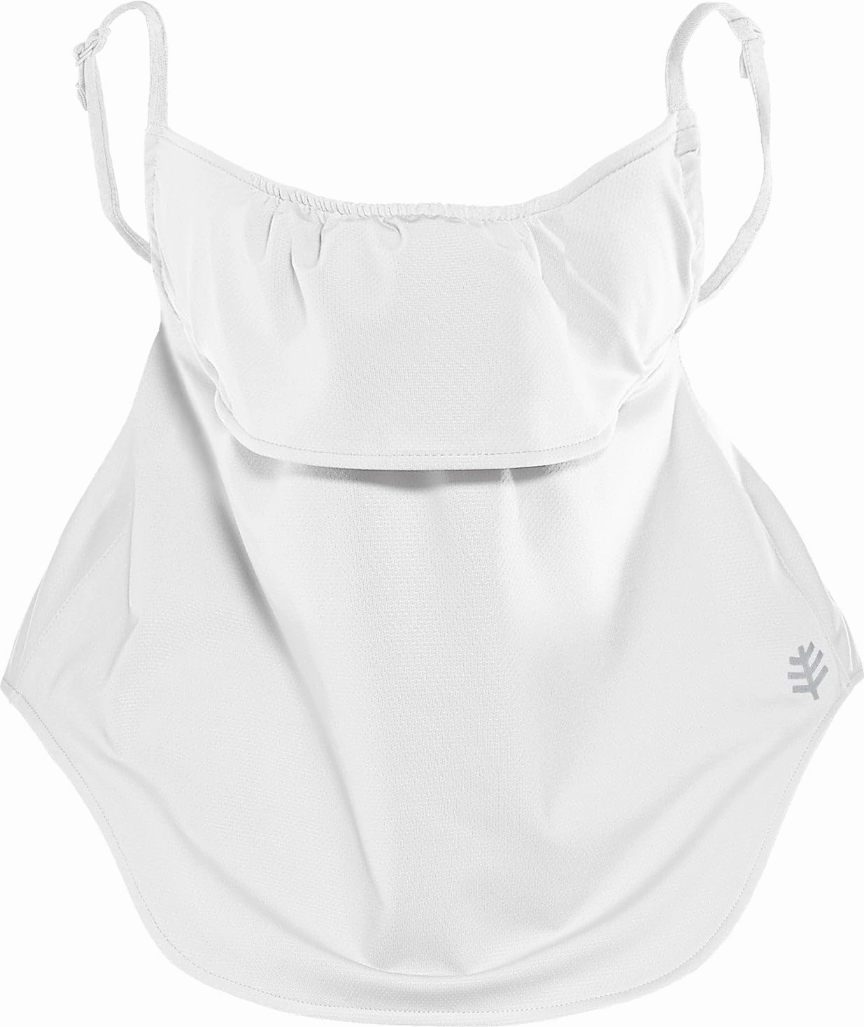 Coolibar UPF 50  Unisex Crestone UV Face Mask, Sleek Grey, Small/Medium, Solid - Sun Protective