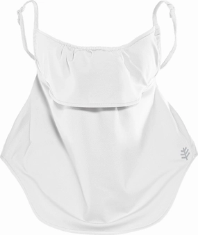 Coolibar UPF 50  Unisex Crestone UV Face Mask, Sleek Grey, Small/Medium, Solid - Sun Protective