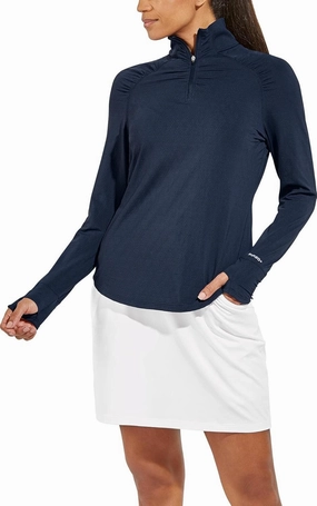 Coolibar UPF 50  Women's Arabella Quarter-Zip - Sun Protective