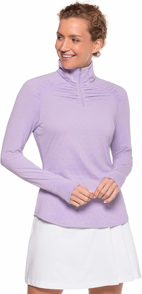 Coolibar UPF 50  Women's Arabella Quarter-Zip - Sun Protective