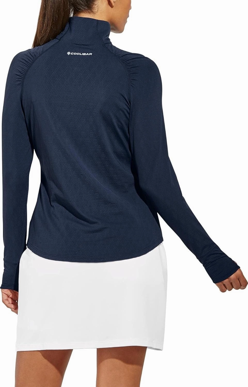 Coolibar UPF 50  Women's Arabella Quarter-Zip - Sun Protective