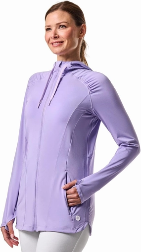 Coolibar UPF 50  Women's Astir Full Zip Jacket - Sun Protective