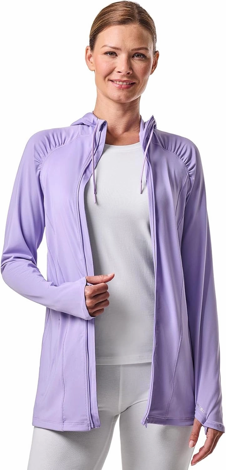 Coolibar UPF 50  Women's Astir Full Zip Jacket - Sun Protective
