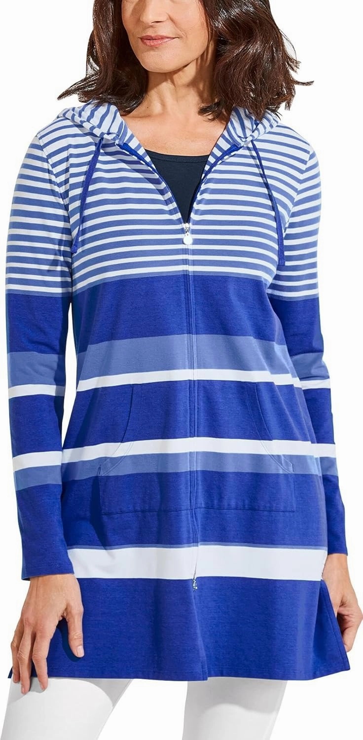 Coolibar UPF 50  Women's Cabana Hoodie - Sun Protective
