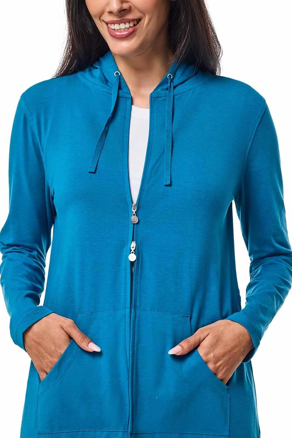 Coolibar UPF 50  Women's Cabana Hoodie - Sun Protective