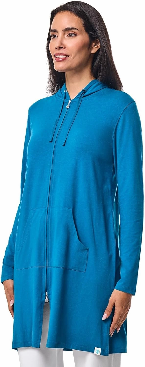 Coolibar UPF 50  Women's Cabana Hoodie - Sun Protective