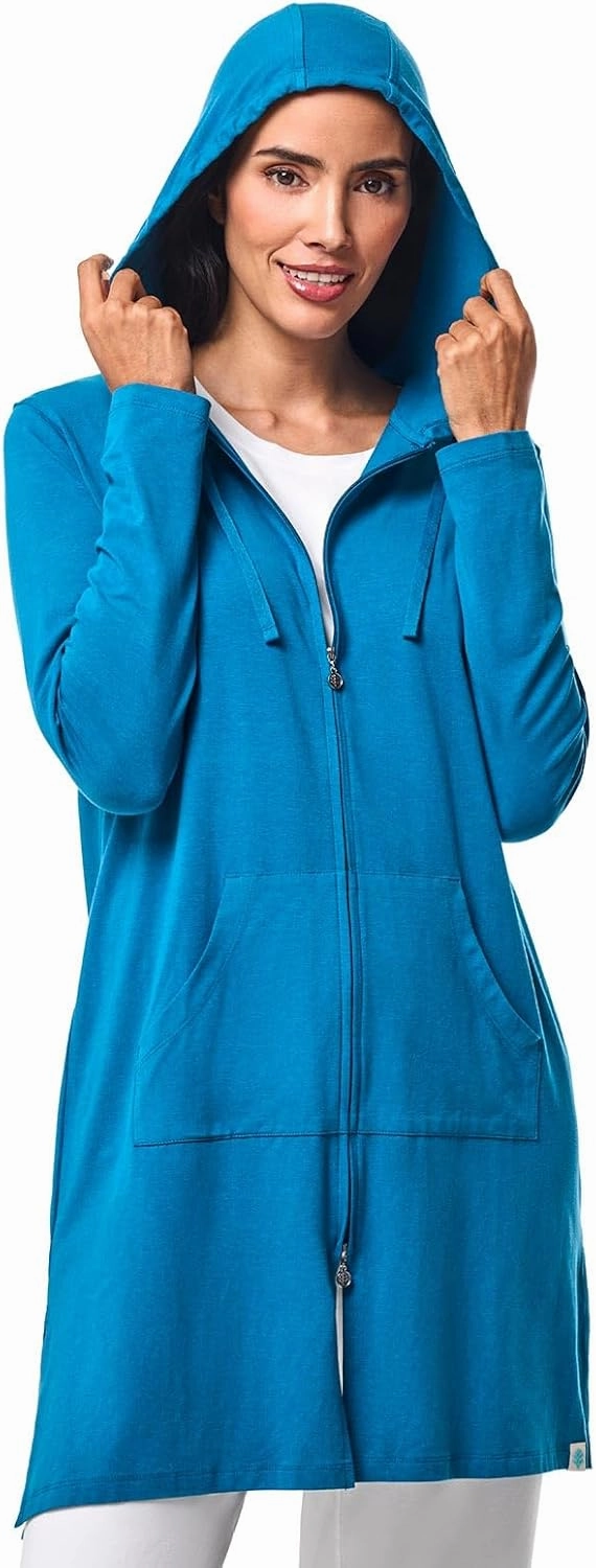 Coolibar UPF 50  Women's Cabana Hoodie - Sun Protective