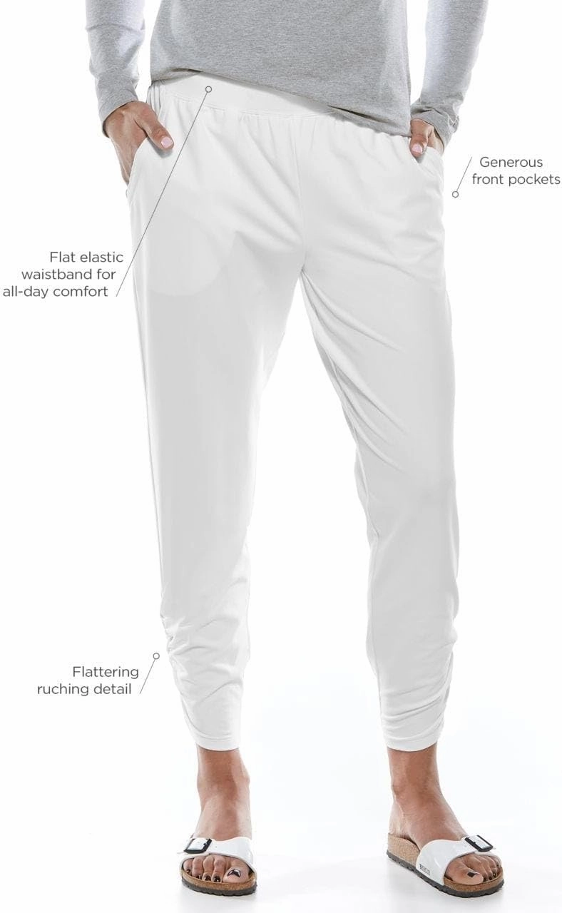 Coolibar UPF 50  Women's Café Ruche Pants - Sun Protective