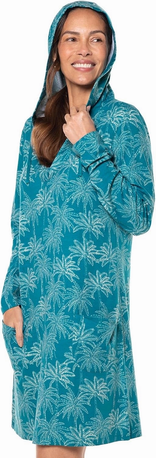 Coolibar UPF 50  Women's Catalina Beach Cover-Up Dress - Sun Protective