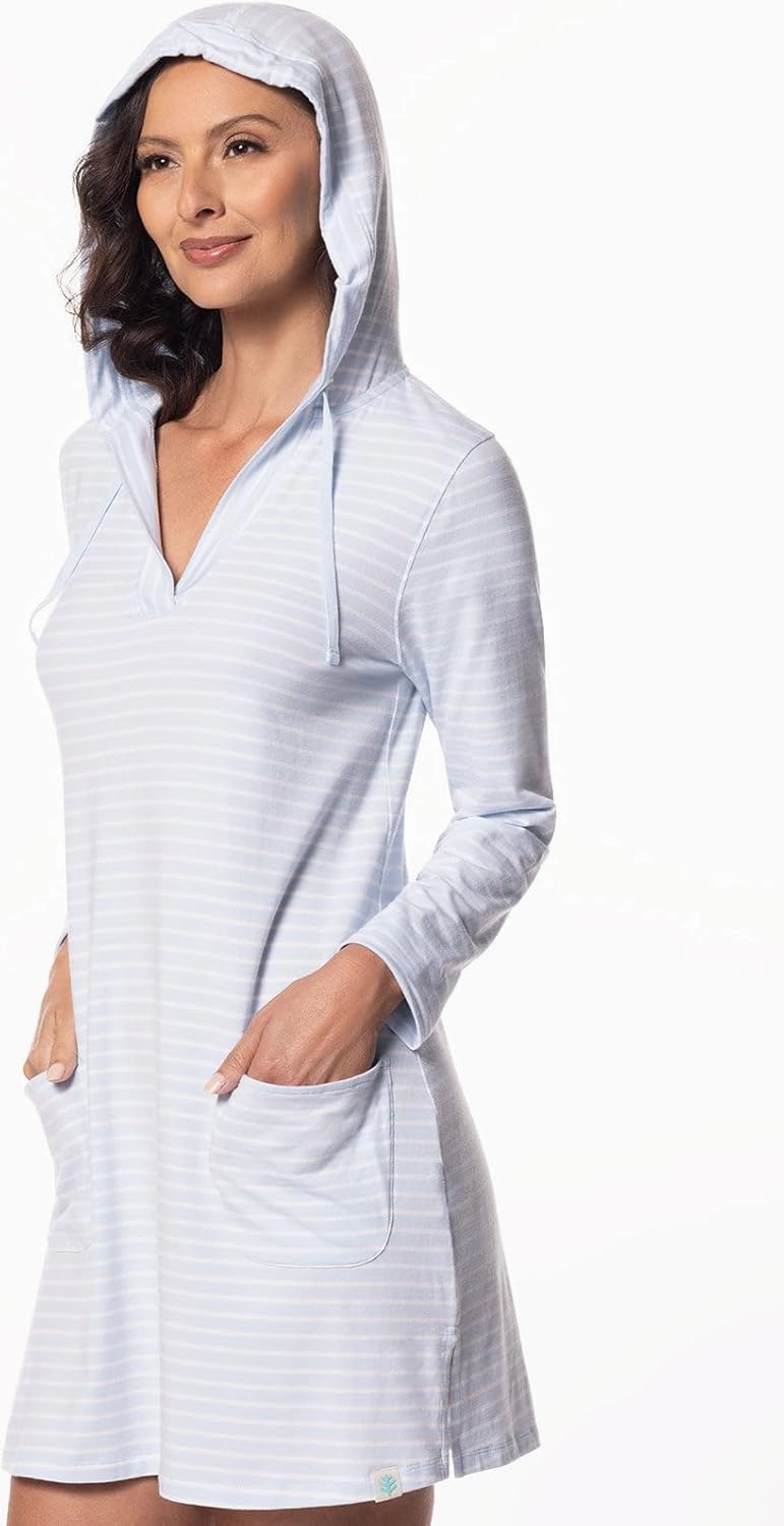 Coolibar UPF 50  Women's Catalina Beach Cover-Up Dress - Sun Protective